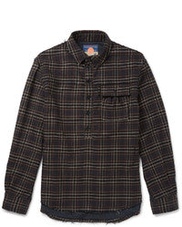 Brown Check shirt